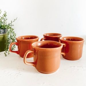 Dining - Set of 4 retro coffee mugs Dining - Set of 4 retro coffee mugs